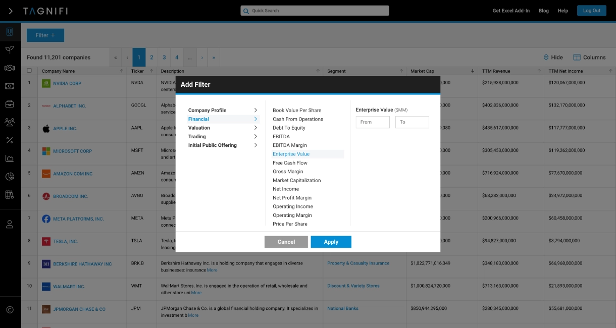 Saved Lists & Exports